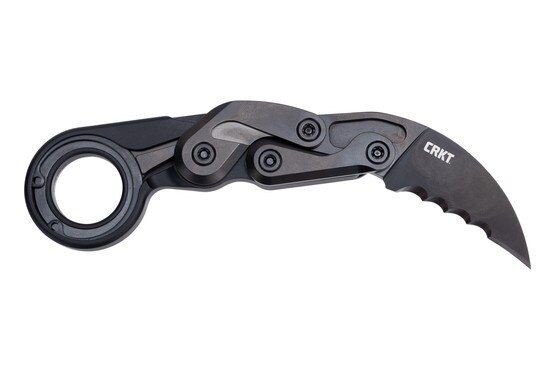 CRKT Provoke First Responder Folding Karambit Knife with 2.41" VEFF Serrated blade